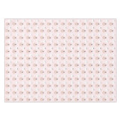 Halloween Ghost Girl en Oranje pompoen roze tablet Tafelkleed (Voorkant (Horizontaal))