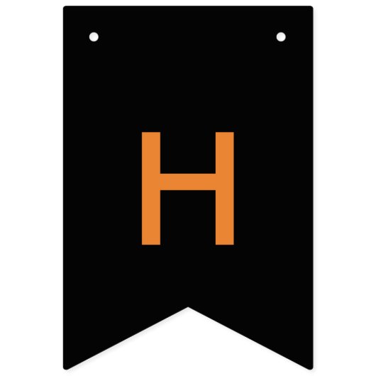 Halloween Ghost Girl Verjaardag Banner Bunting Fla (Tweede vlag)