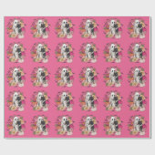 Halloween Ghost Girly Cadeaupapier (Vlak)