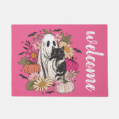 Halloween Ghost Girly Deurmat (Voorkant)