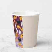 Halloween Ghost Glitter Patroon Papieren Bekers (Links)