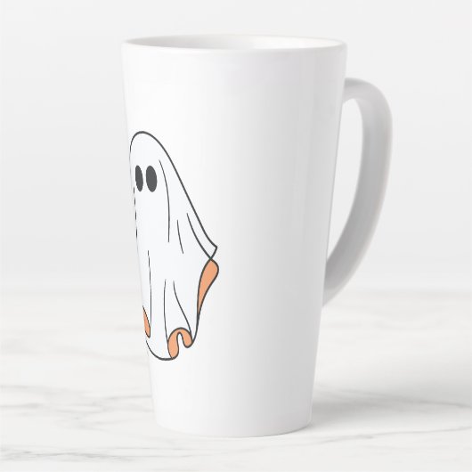 Halloween Ghost, Grappige Halloween, Halloween Par Latte Mok (Rechterhoek)