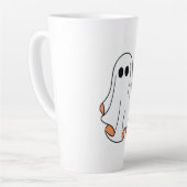 Halloween Ghost, Grappige Halloween, Halloween Par Latte Mok (Linkerhoek)