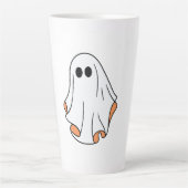 Halloween Ghost, Grappige Halloween, Halloween Par Latte Mok (Voorkant)