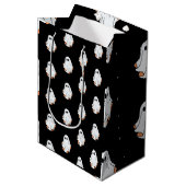 Halloween Ghost, Grappige Halloween, Halloween Par Medium Cadeauzakje (Voorkant Gekanteld)