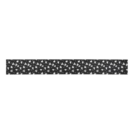 Halloween Ghost Grosgrain Ribbon Grosgrain Lint (Voorkant)