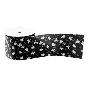 Halloween Ghost Grosgrain Ribbon Grosgrain Lint