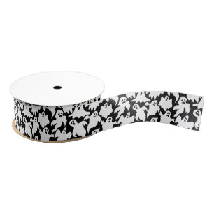 Halloween Ghost Grosgrain Ribbon Grosgrain Lint