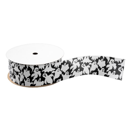 Halloween Ghost Grosgrain Ribbon Grosgrain Lint (Spoel)