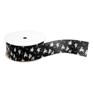 Halloween Ghost Grosgrain Ribbon Grosgrain Lint