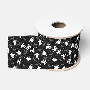 Halloween Ghost Grosgrain Ribbon Lint