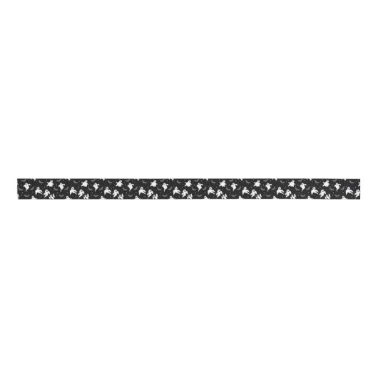 Halloween Ghost Grosgrain Ribbon Lint (Voorkant)