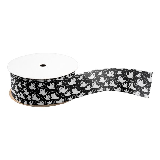 Halloween Ghost Grosgrain Ribbon Lint (Spoel)