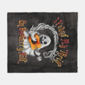 Halloween Ghost Guitar Booberry Hill Fleece Deken (Voorkant (Horizontaal))