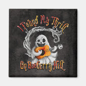 Halloween Ghost Guitar Booberry Hill Magneet (Voorkant)