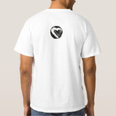 Halloween Ghost Heart T-shirt (Achterkant)