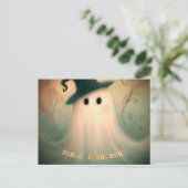 Halloween/Ghost/Herfst/Whimsical Briefkaart (Staand voorkant)
