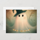 Halloween/Ghost/Herfst/Whimsical Briefkaart (Voorkant / Achterkant)