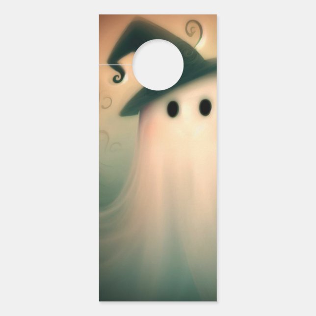 Halloween/Ghost/Herfst/Whimsical Ornament Deurhanger (Voorkant)