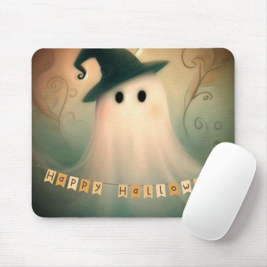 Halloween/Ghost/Herfst/Whimsical Ornament Muismat (Met muis)