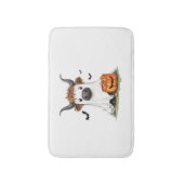 Halloween Ghost Highland Koe PNG Badmat (Voorkant Verticaal)