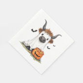 Halloween Ghost Highland Koe PNG Servet (Hoek)