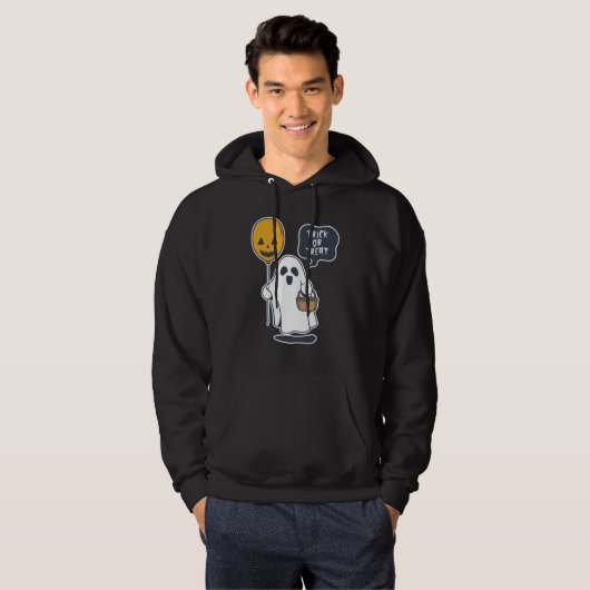 Halloween Ghost Hoodie (Voorkant volledig)