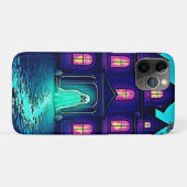 Halloween Ghost House ontwerp Case-Mate iPhone Case (Achterkant (horizontaal))