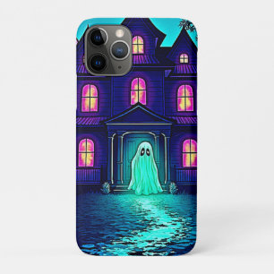 Halloween Ghost House ontwerp Case-Mate iPhone Case