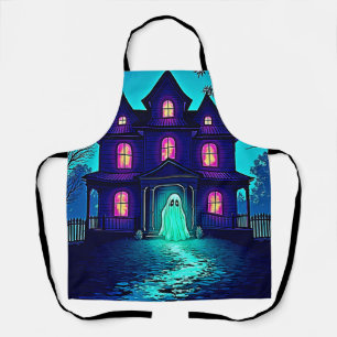 Halloween Ghost House ontwerp Schort