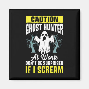 Halloween Ghost Hunter Werk Paranormaal Ghost Hunt Magneet