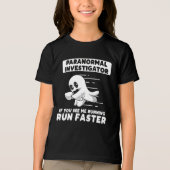 Halloween Ghost Hunting Paranormal Investigation Tri-Blend Shirt (Voorkant)