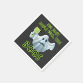 Halloween Ghost Ik ben hier voor de boeken Servet (Hoek)