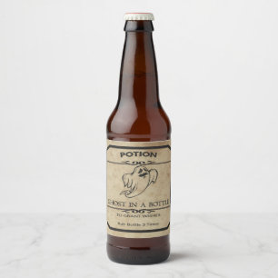 Halloween Ghost in een fles Apothecary Beer Label Bier Etiket