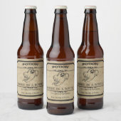 Halloween Ghost In Een Fles Apothecary Bier Label Etiket (Flessen)