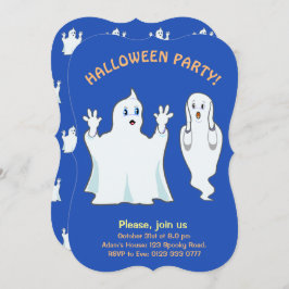 Halloween Ghost Invitation Kaart