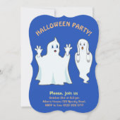 Halloween Ghost Invitation Kaart (Voorkant)