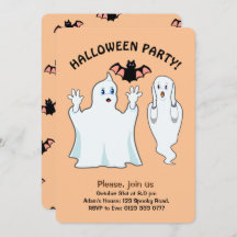Halloween Ghost Invitation