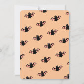 Halloween Ghost Invitation Kaart (Achterkant)