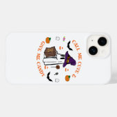 Halloween Ghost iPhone 14 Hoesje (Achterkant (horizontaal))