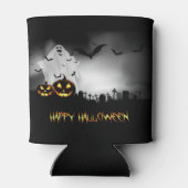 Halloween Ghost Jack-o-lantern en Bats Blikjeskoeler (Achterkant)