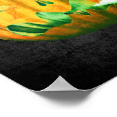 Halloween Ghost Jack O Lantern Schattige gepersona Poster (Hoek)