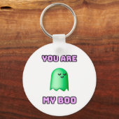 Halloween Ghost - Je bent mijn baas Sleutelhanger (Voorkant)