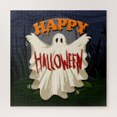Halloween Ghost Jigzaag Puzzle Legpuzzel (Verticaal)