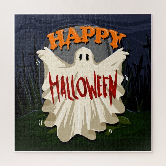 Halloween Ghost Jigzaag Puzzle Legpuzzel (Verticaal)