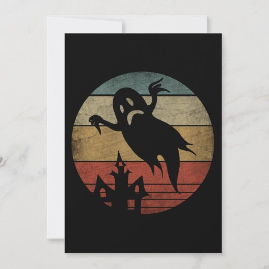  Halloween Ghost Kaart (Voorkant)