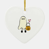 Halloween Ghost Keramisch Ornament (Voorkant)