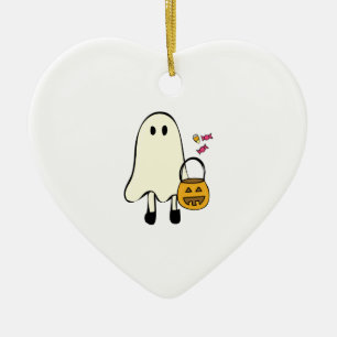 Halloween Ghost Keramisch Ornament