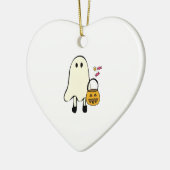 Halloween Ghost Keramisch Ornament (Links)