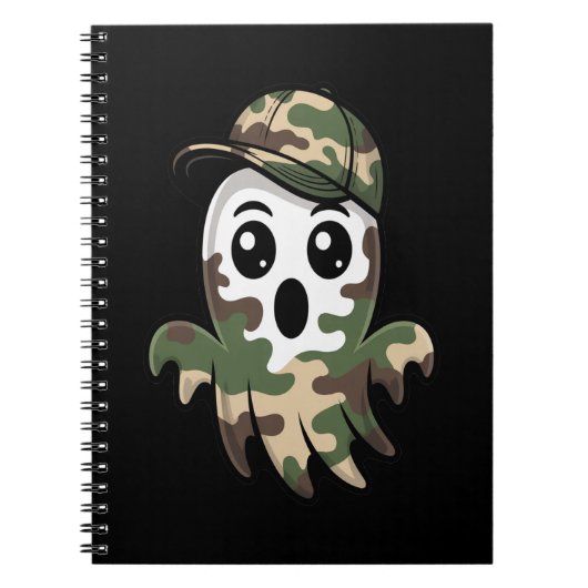 Halloween Ghost Kids Notitieboek (Voorkant)